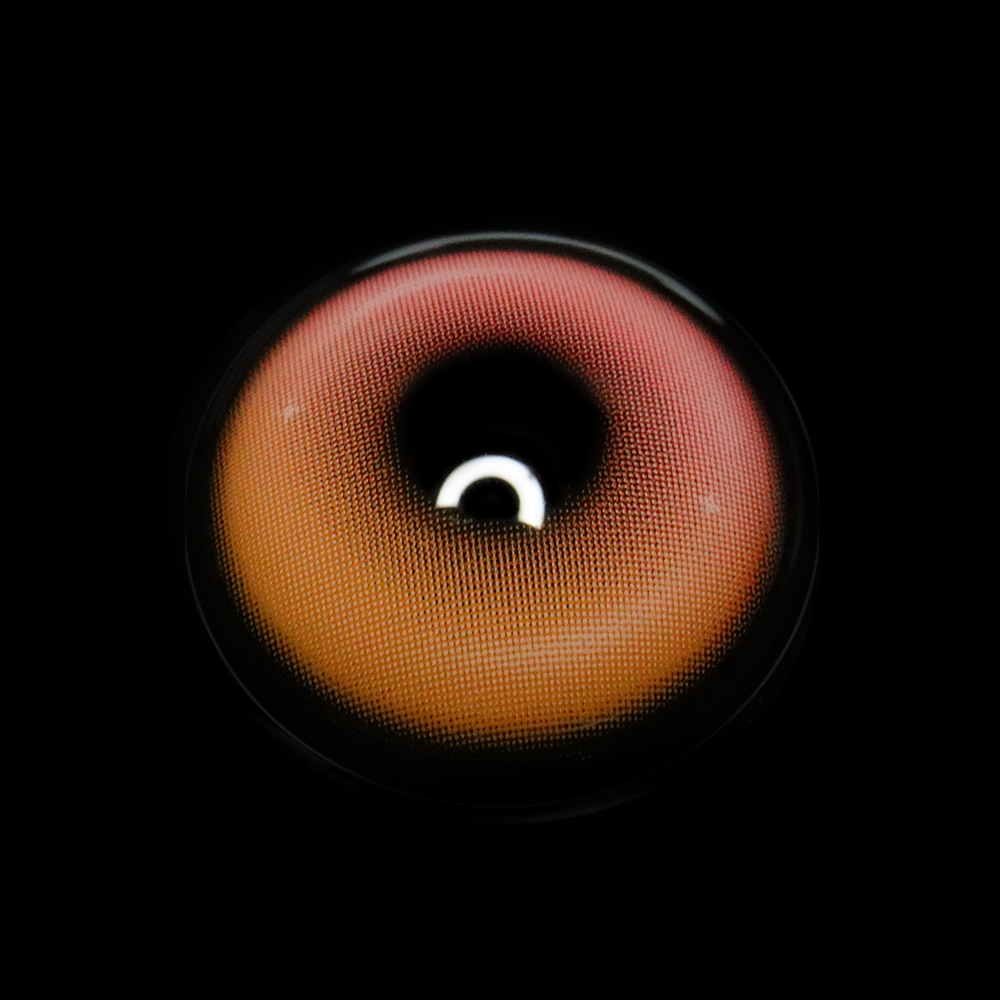 Cosplay Midsummer's Day Orange Coloured Contact Lenses